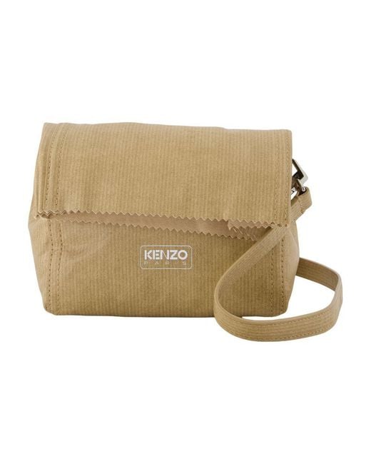 KENZO Natural Pouch On Strap Wallet On Chain