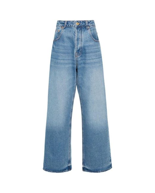 Jacquemus Blue Wide Jeans
