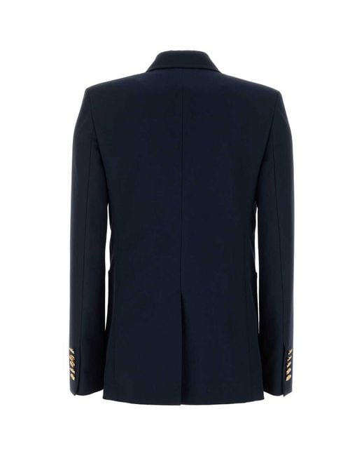 Gucci Blue Double-Breasted Blazer