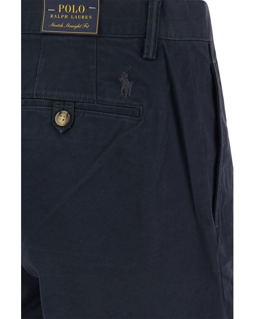Polo Ralph Lauren Blue Stretch Classic Fit Chino Short for men
