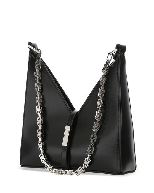 Givenchy Black Mini Cut Out Bag With Chain