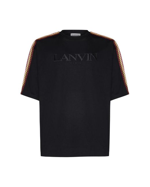 Lanvin Black T-shirts And Polos for men