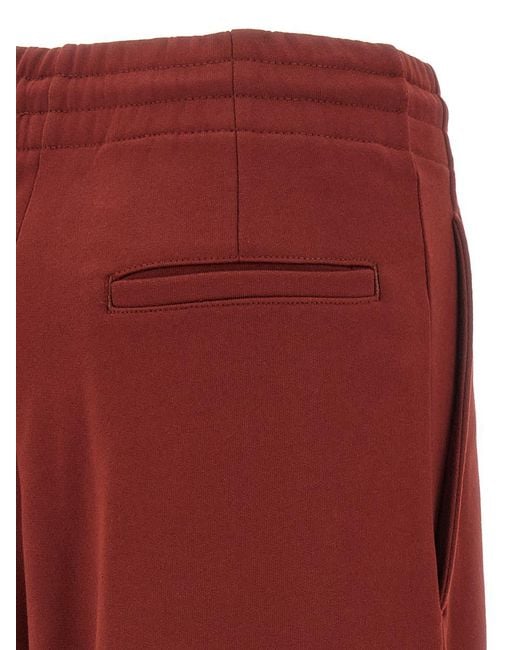 Dries Van Noten Red 'Hadium' Pants