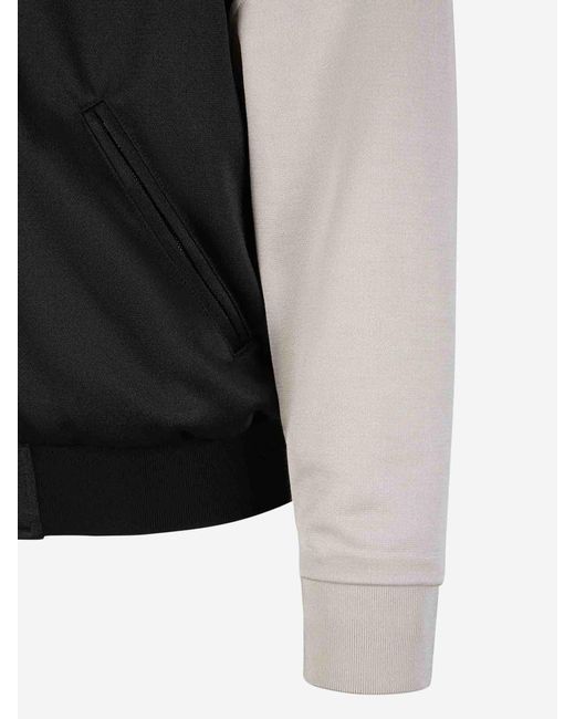 Saint Laurent Black Bicolor Hooded Sweatshirt for men