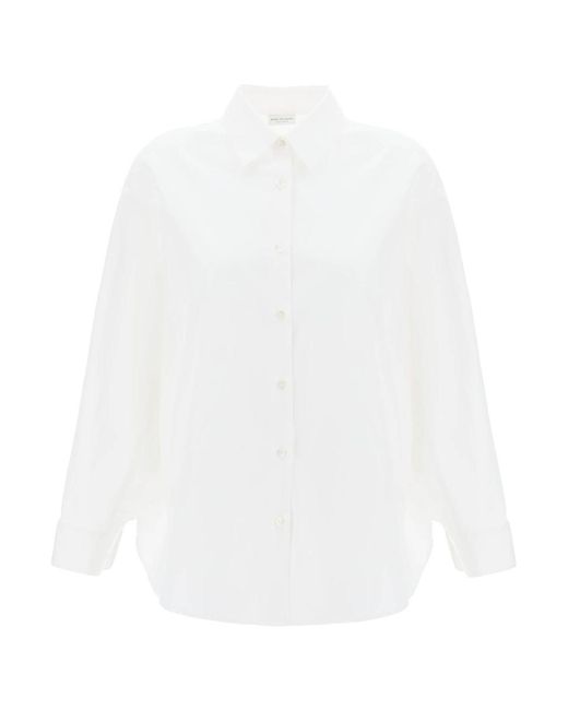 Dries Van Noten White Casio Oversized Shirt