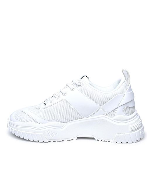 Philipp Plein White Fabric Sneakers for men