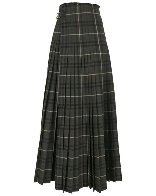 Burberry Gray Skirts