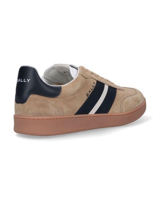 Bally Brown Retro Crest" Sneakers for men