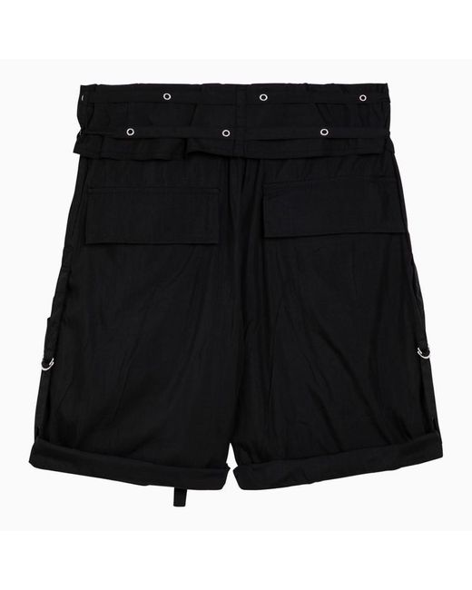 Isabel Marant Black Nylon-Blend Shorts