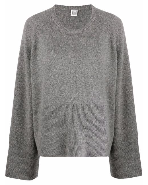 Totême Wool Toteme Pre Sweaters Grey in Gray - Save 23% - Lyst