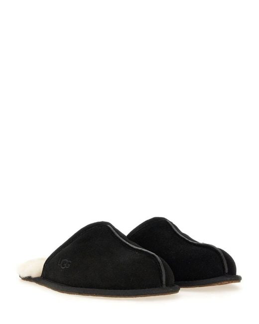 Ugg Black Slippers "Scuff" for men