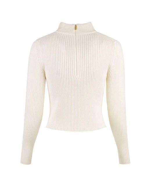 Michael Kors White Logo Sweater