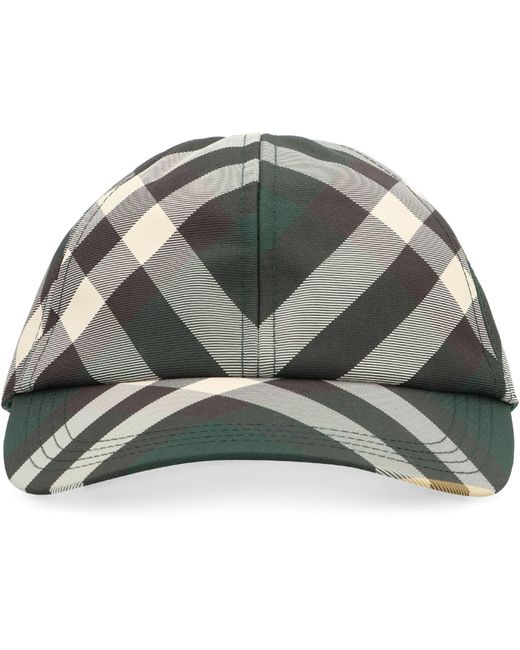 Burberry Green Technical Canvas Hat