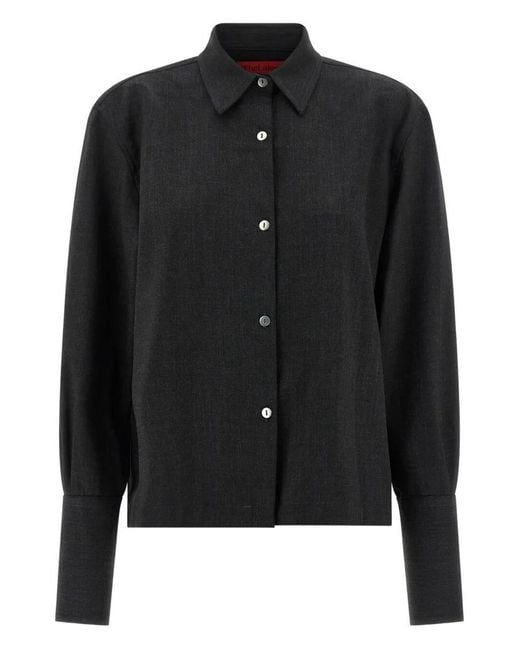 THE LATEST Black "codie" Wool Polyester Nosp Jacket Clothing