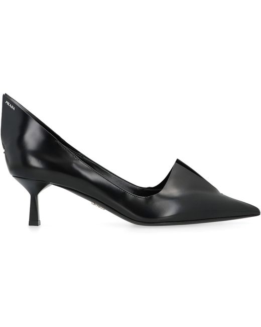 Prada Black Leather Pumps