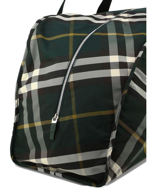 Burberry Black "Large Shield" Duffle Bag for men