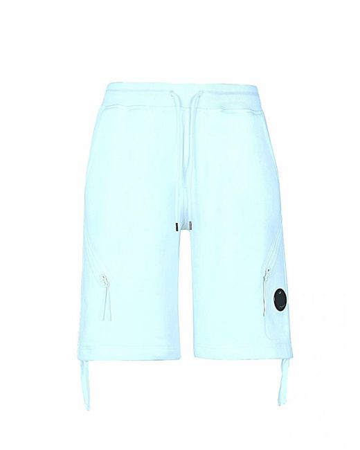 C P Company Blue Pantsshorts for men