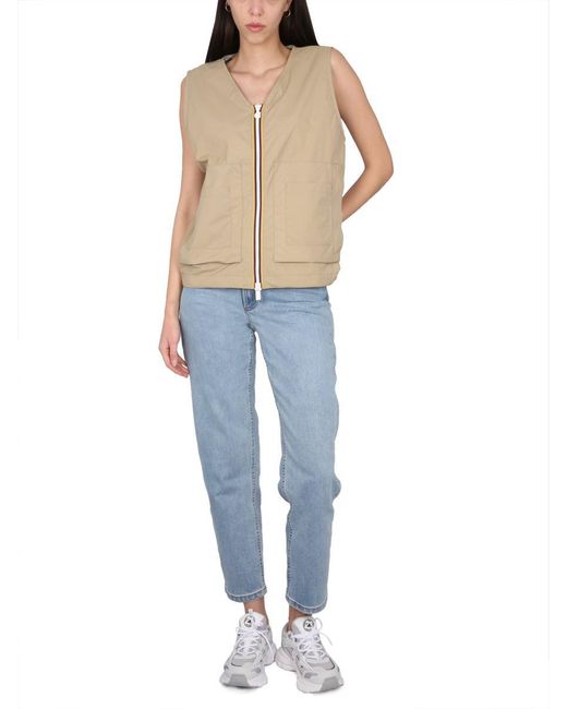 K-Way Blue Barnel Vest
