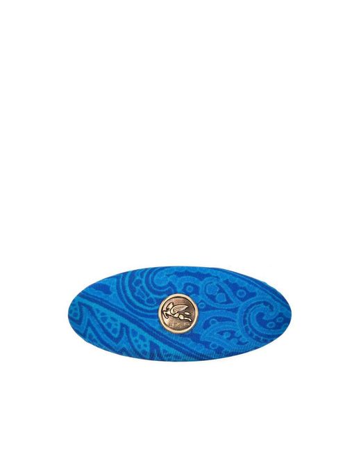 Etro Blue Hair Accessories
