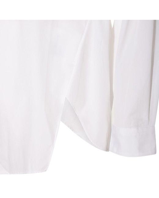 Comme des Garçons White Cotton Shirt for men