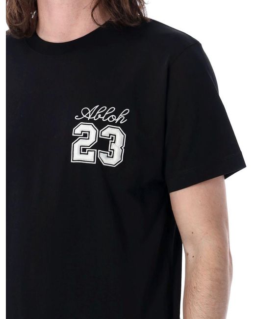 Off-White c/o Virgil Abloh Black Off- 23 Logo T-Shirt for men
