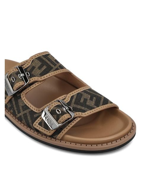 Fendi Brown Sandals for men