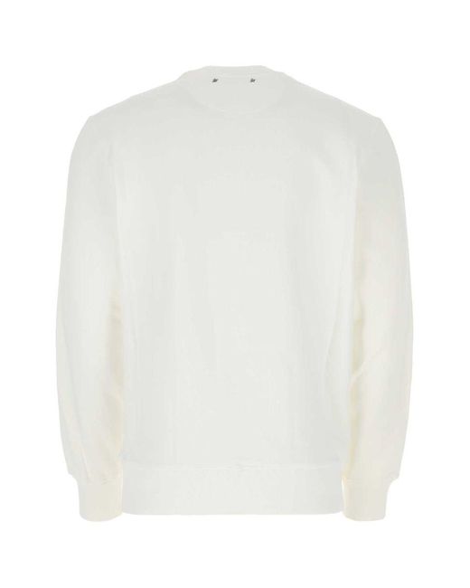 Golden Goose Deluxe Brand White Deluxe Brand Sweatshirts for men