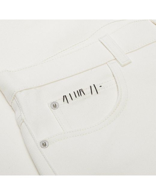 Marni White Loose Fit Jeans for men