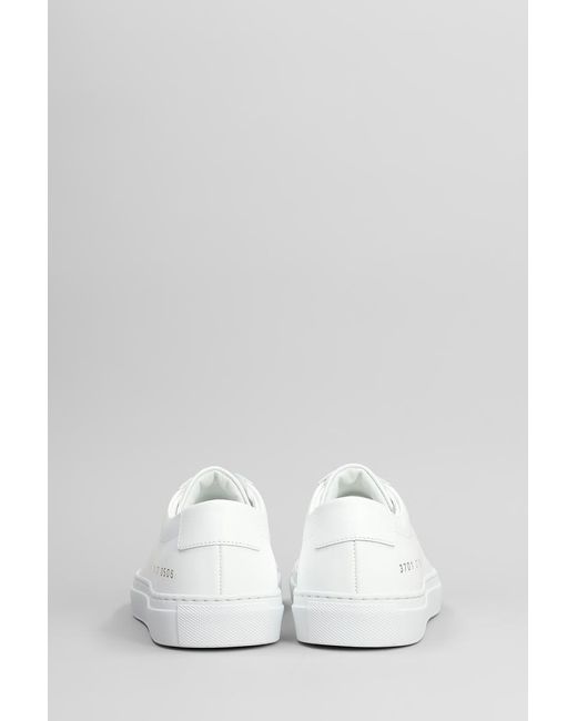 Common Projects White Original Achilles Sneakers