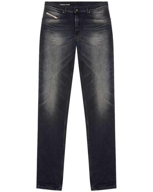 DIESEL Blue 2023 D-finitive 09g20 Tapered Jeans for men