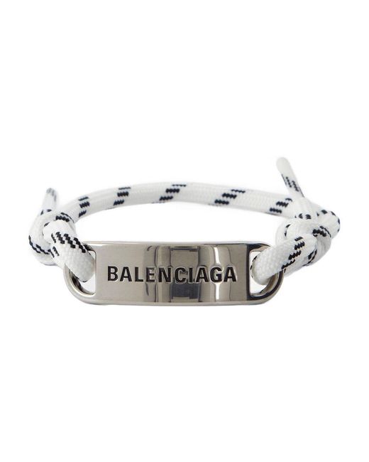 Balenciaga Metallic Plate Bracelet