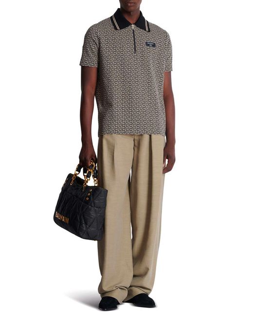 Balmain Gray T-Shirts And Polos for men