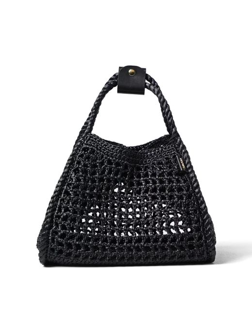 Max Mara Black Woven Bag