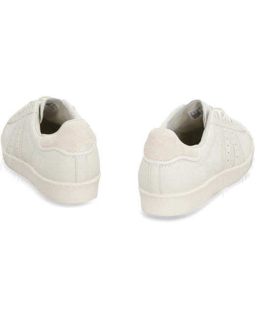 Y-3 White Superstar Sneakers for men