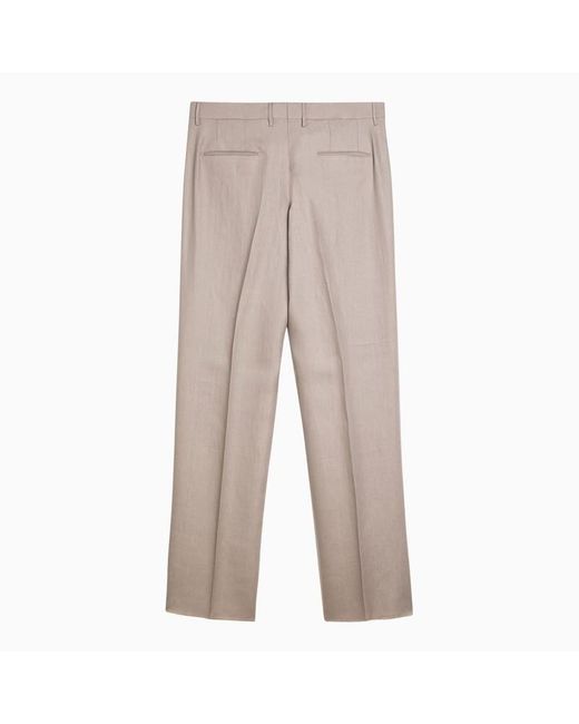 Tagliatore Natural Taupe Trousers for men