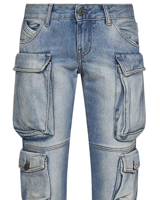 The Attico Blue Essie Jeans