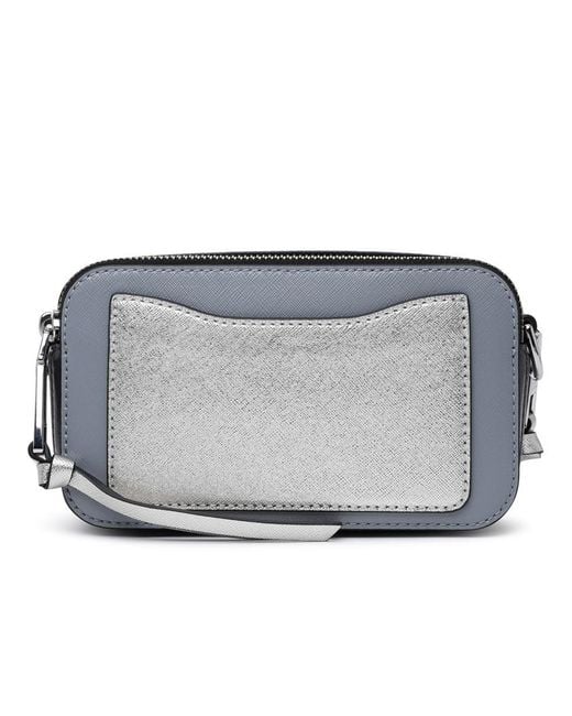 Marc Jacobs Snapshot Leather Cross-body Bag in Gray