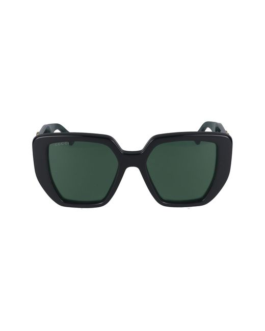Gucci Sunglasses in Green | Lyst