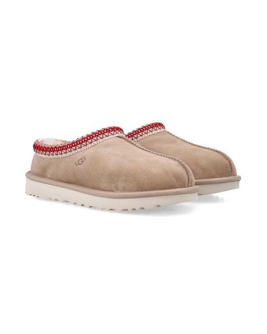 Ugg Pink Tasman Ii Suede Slippers