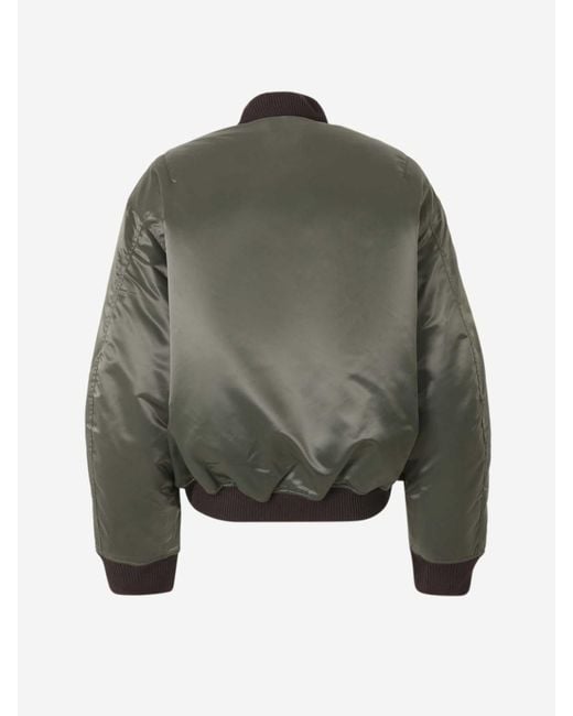 Acne Gray Technical Quilted Jacket for men