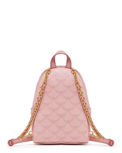 MCM Pink Backpack Stark Lauretos