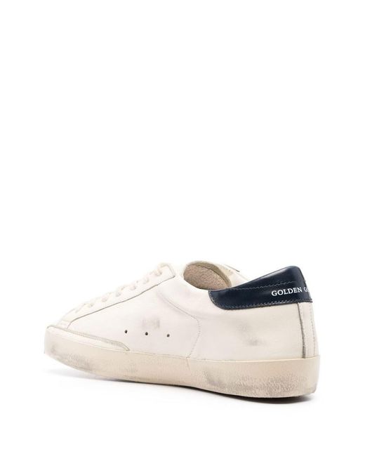 Golden Goose Deluxe Brand White Super-star Leather Low-top Sneakers for men