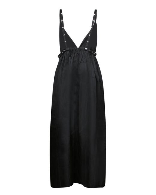 Ganni Black Strappy Dress