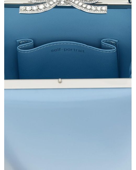 Self-Portrait Blue Leather Bag' Handbag