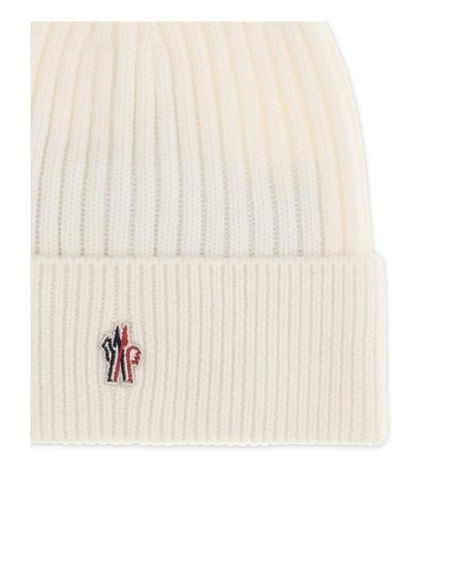 Moncler White Hats E Hairbands for men