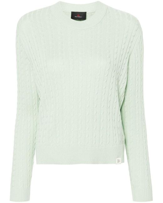 Peuterey Green Cotton Crewneck Sweater