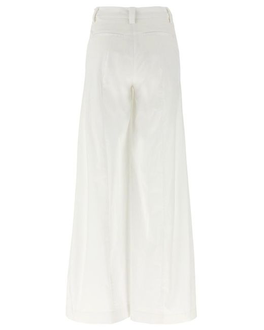 THE LATEST White 'Chino Sculpture Leg' Pants