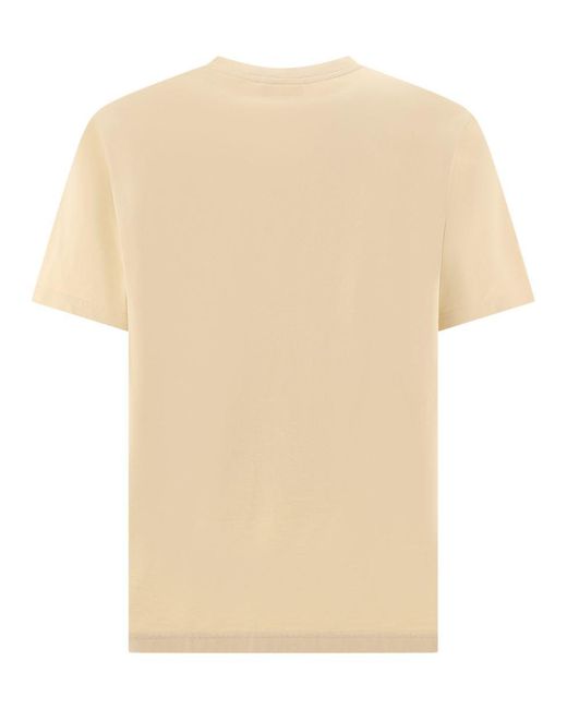 Maison Kitsuné Natural "Surfing Foxes" T-Shirt for men