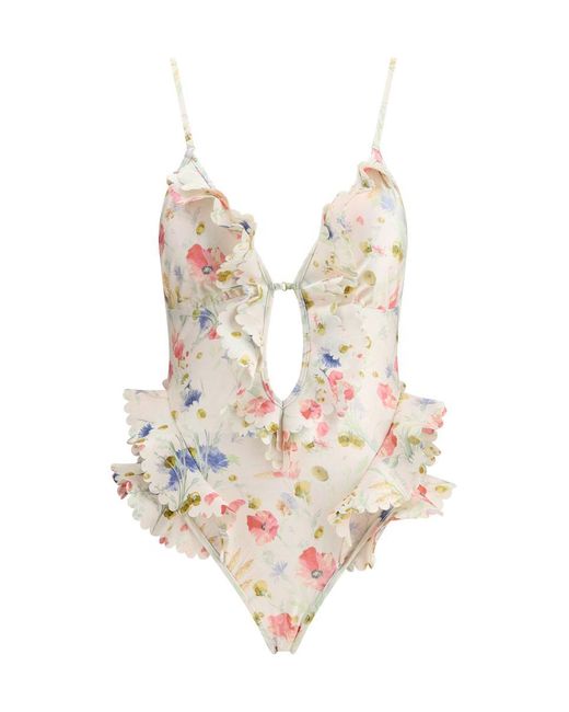 Zimmermann White Swimwear