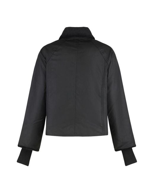 Barbour Black Beadnell Waxed Cotton Jacket